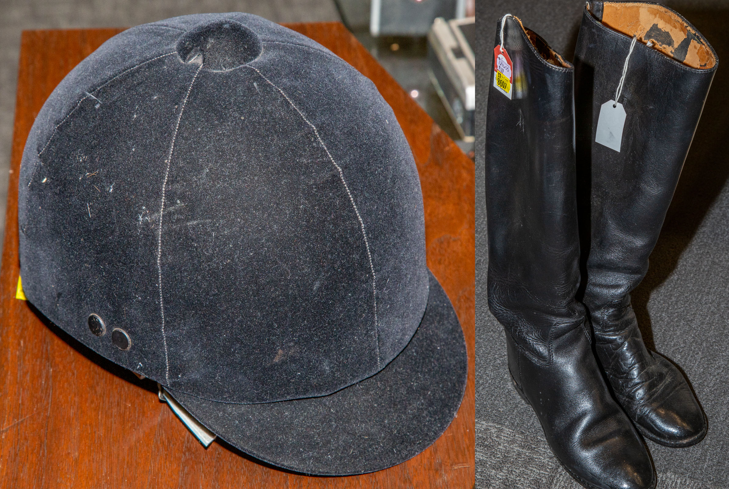 FOXWOOD BLACK VELVET RIDING HAT;