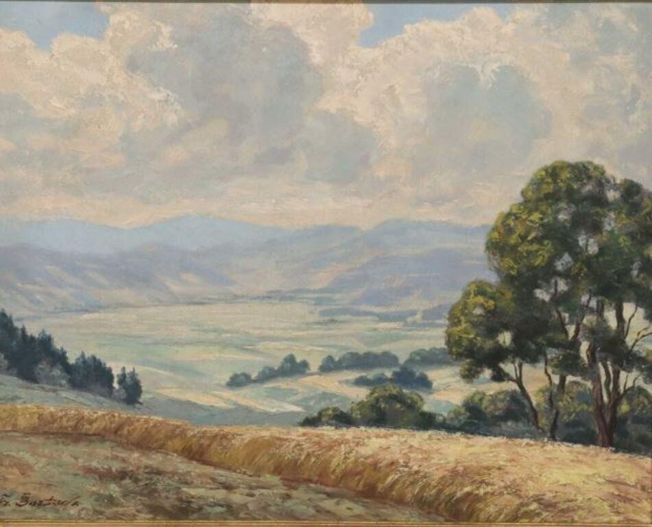 FR. BARTSCH OIL ON PANEL PAINTING