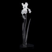 FRABEL IRIS FROSTED GLASS SCUL