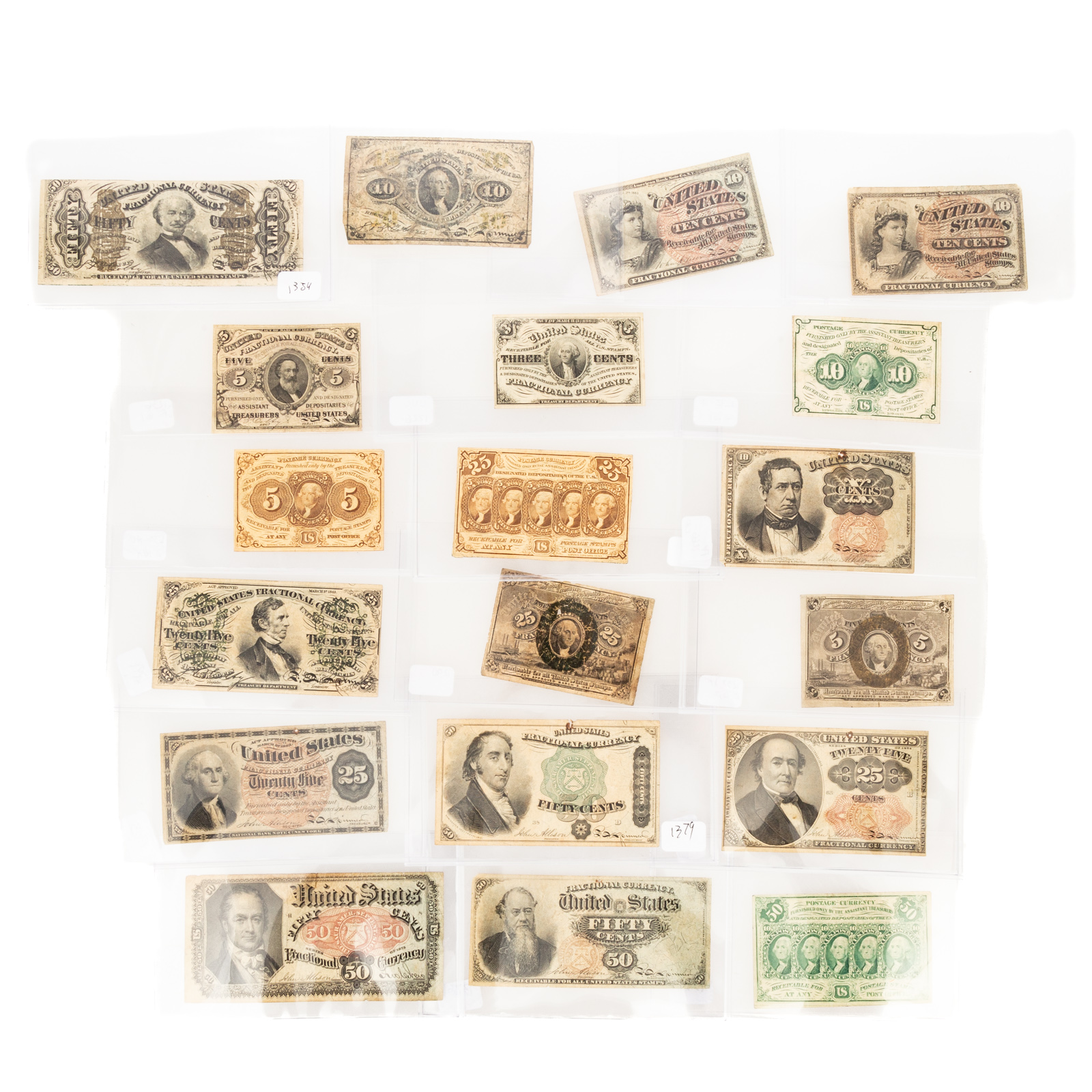 FRACTIONAL CURRENCY COLLECTION 19