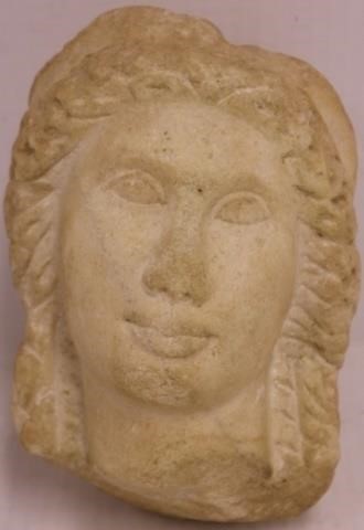 FRAGMENTARY ROMAN MABLE HEAD OF A