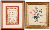 FRAKTUR BOOKPLATE, DATED 1850,