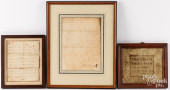 FRAKTUR, FAMILY RECORD, AND IN