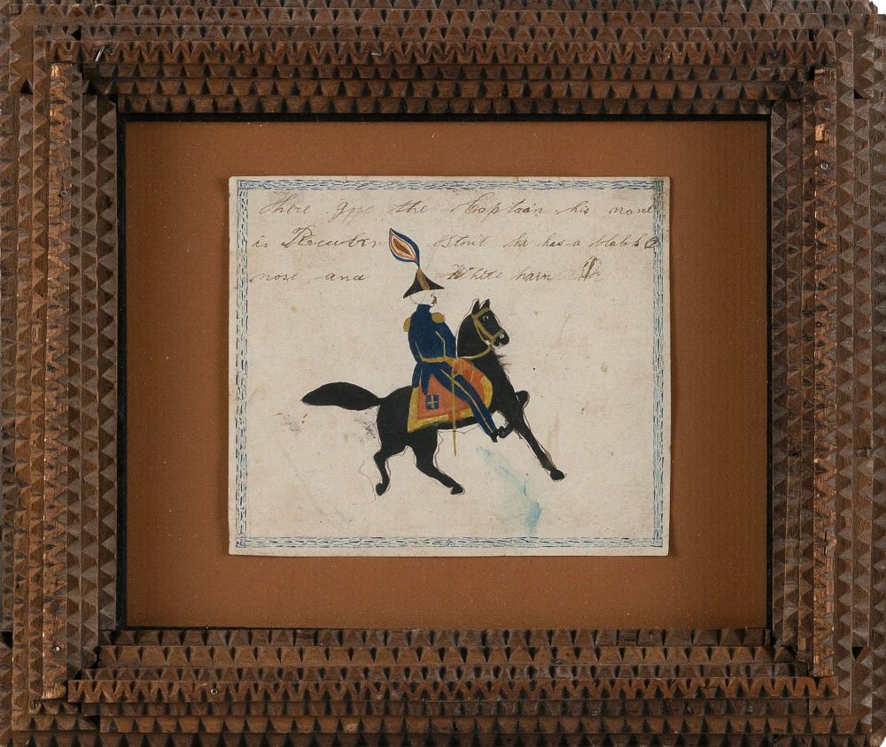 FRAKTUR PAINTING “CAPTAIN RUBEN