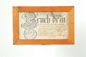 FRAKTUR.  Pennsylvania  18th c