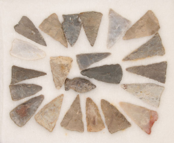 Frame of 22 triangles.  Largest;