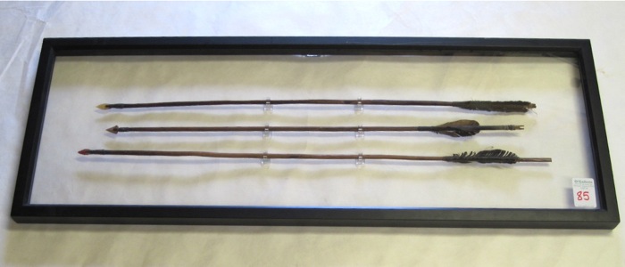 FRAME OF THREE NATIVE AMERICAN