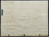FRAMED 1740 BRITISH STAMPED LE