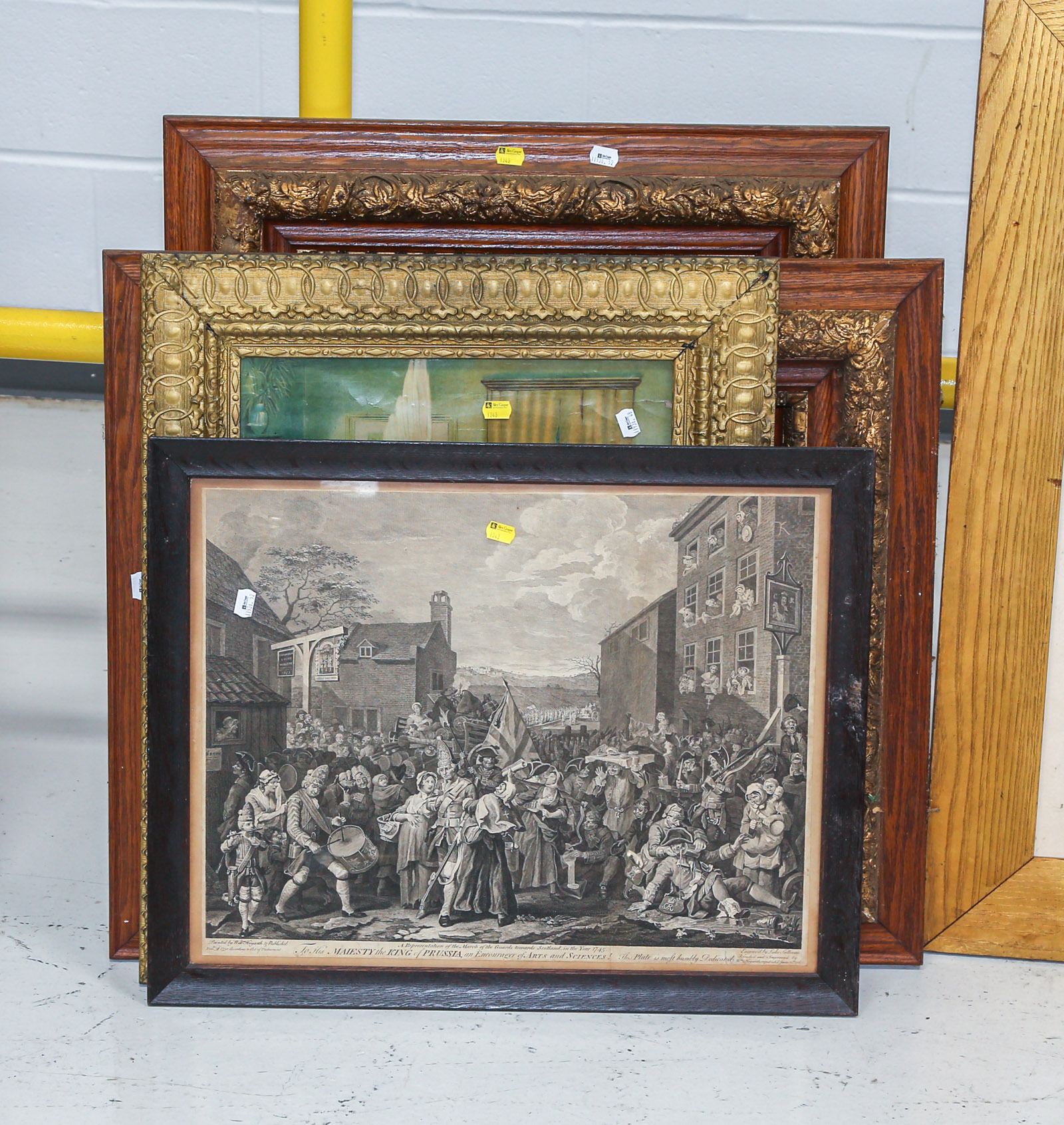 FRAMED 18TH C. HOGARTH ENGRAVING