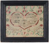 FRAMED 18TH CENTURY PENNSYLVAN