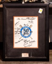FRAMED 1951-2001 NEW YORK YANK
