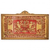 FRAMED 19TH CENT. ITALIAN EMBR