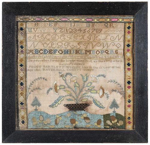 FRAMED 19TH CENTURY ALPHABETIC