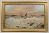 Framed 19th Century Paddle Boa