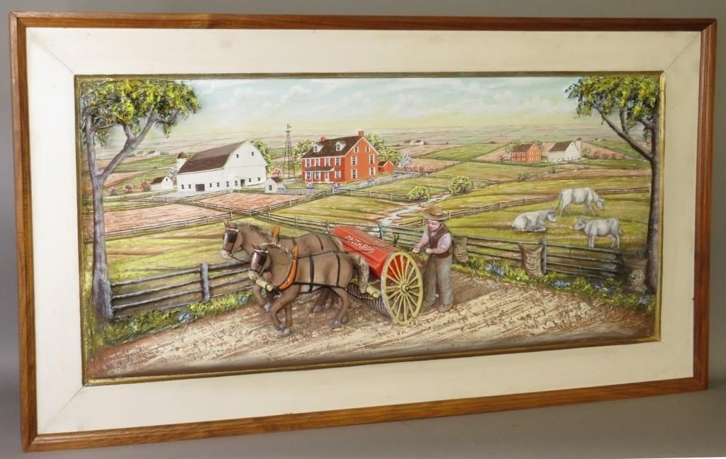 FRAMED 3-D AARON ZOOK "SEEDING