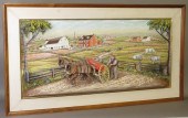 FRAMED 3-D AARON ZOOK "SEEDING