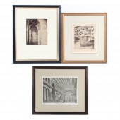 FRAMED 3PC GROUP: J.P. SEBAH A