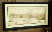 FRAMED ADVERTISING SIGN.  Amer