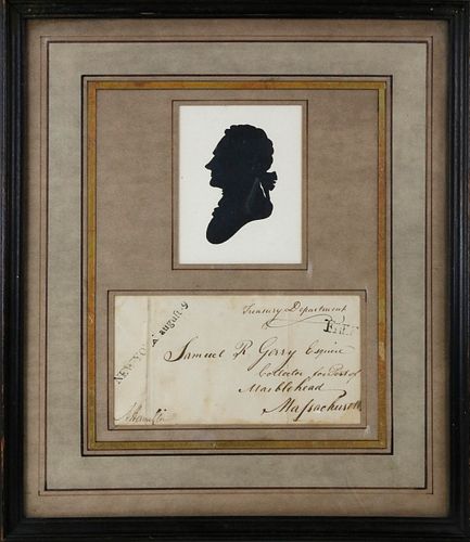 FRAMED ALEXANDER HAMILTON SIGNATURE