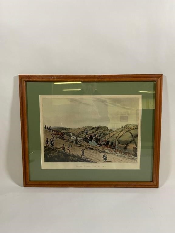 Framed and matted English