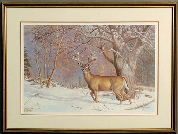 Framed and matted Ned Smith limited