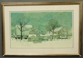 Framed and matted Peter Sculth