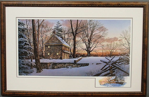Framed and matted Richard Bollinger
