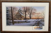 Framed and matted Richard Boll