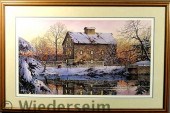 Framed and matted Richard Boll