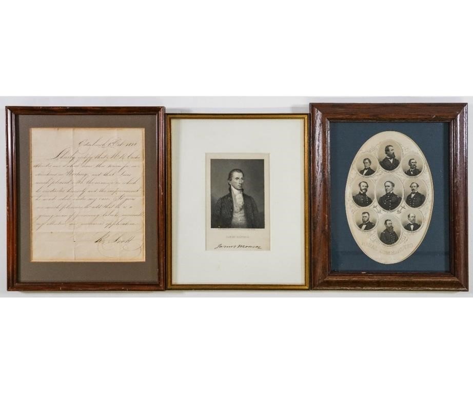 Framed and matted school