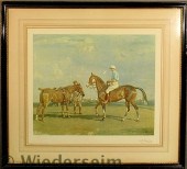 Framed and matted Sir Alfred M