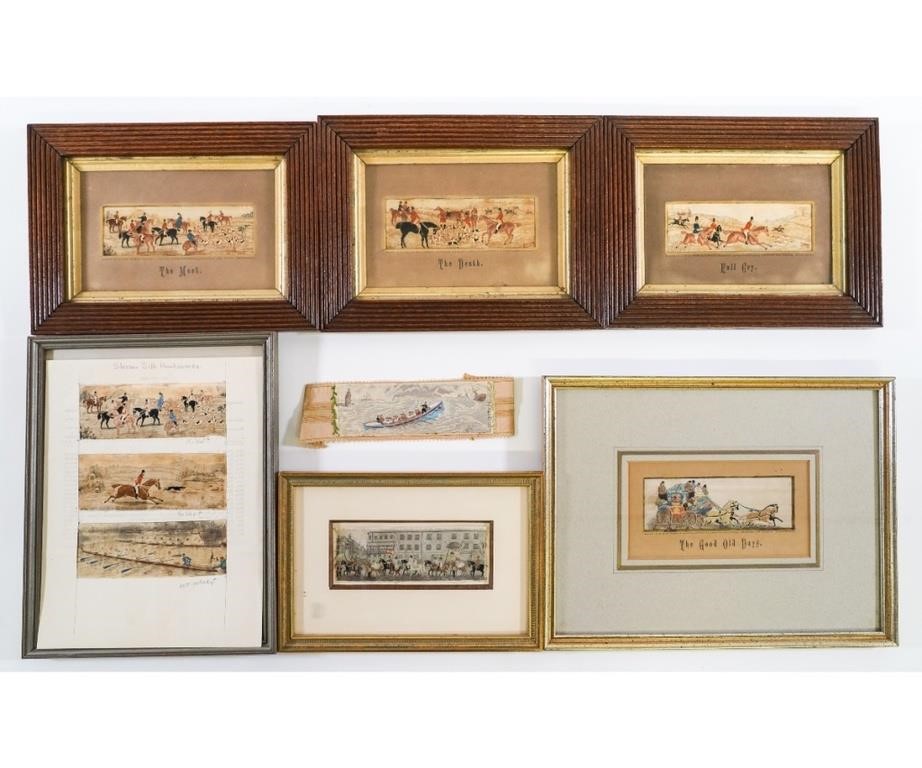 Framed and unframed Stevengraphs to
