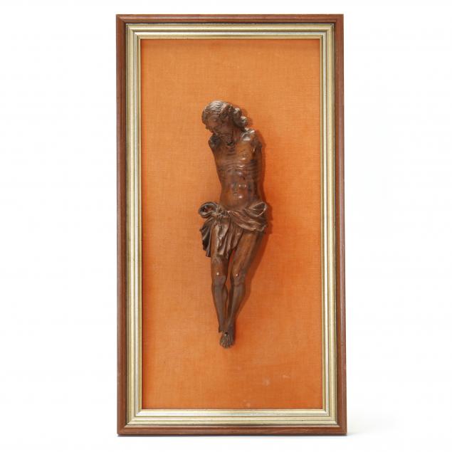 FRAMED ANTIQUE CONTINENTAL CARVED