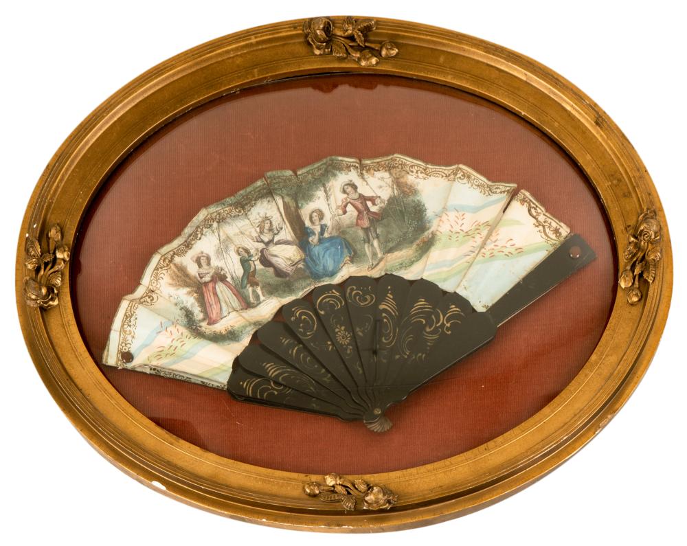 FRAMED ANTIQUE FANFramed Antique