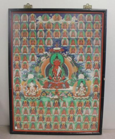Framed Antique Tibetan
