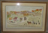 FRAMED ARTIST PROOF "FALL CORN