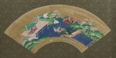 FRAMED ASIAN PAINT AND GILT DE