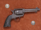 FRAMED BELGIUM .44 COLT COPY R