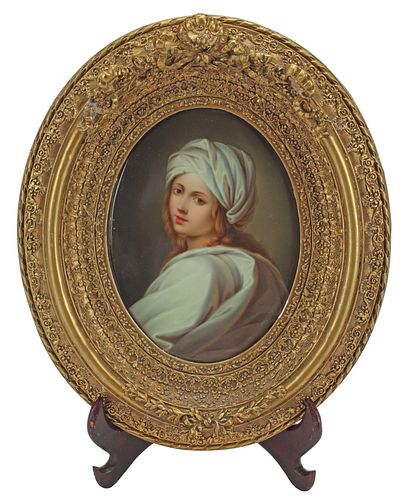 FRAMED BERLIN (K.P.M.) PORCELAIN