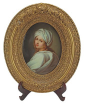 FRAMED BERLIN (K.P.M.) PORCELA