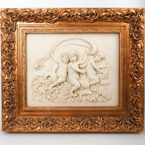 FRAMED BISQUE PORCELAIN