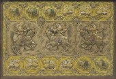 FRAMED BURMESE KALAGA EMBROIDE