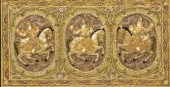 FRAMED BURMESE KALAGA EMBROIDE