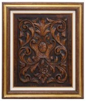 FRAMED CARVED OAK ARCHITECTURA