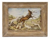FRAMED CASTELLI MAIOLICA PLAQU
