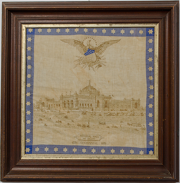 Framed Centennial Scarf American. A