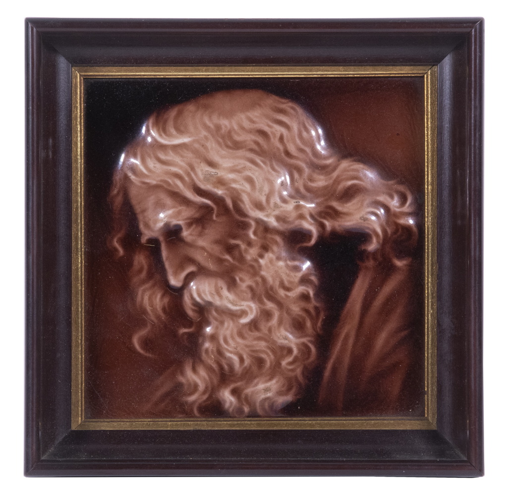 FRAMED CERAMIC PORTRAIT TILE Late