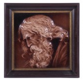 FRAMED CERAMIC PORTRAIT TILE L
