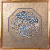 FRAMED CHINESE EMBROIDERED APP