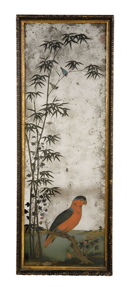 Framed Chinese Export Reverse
